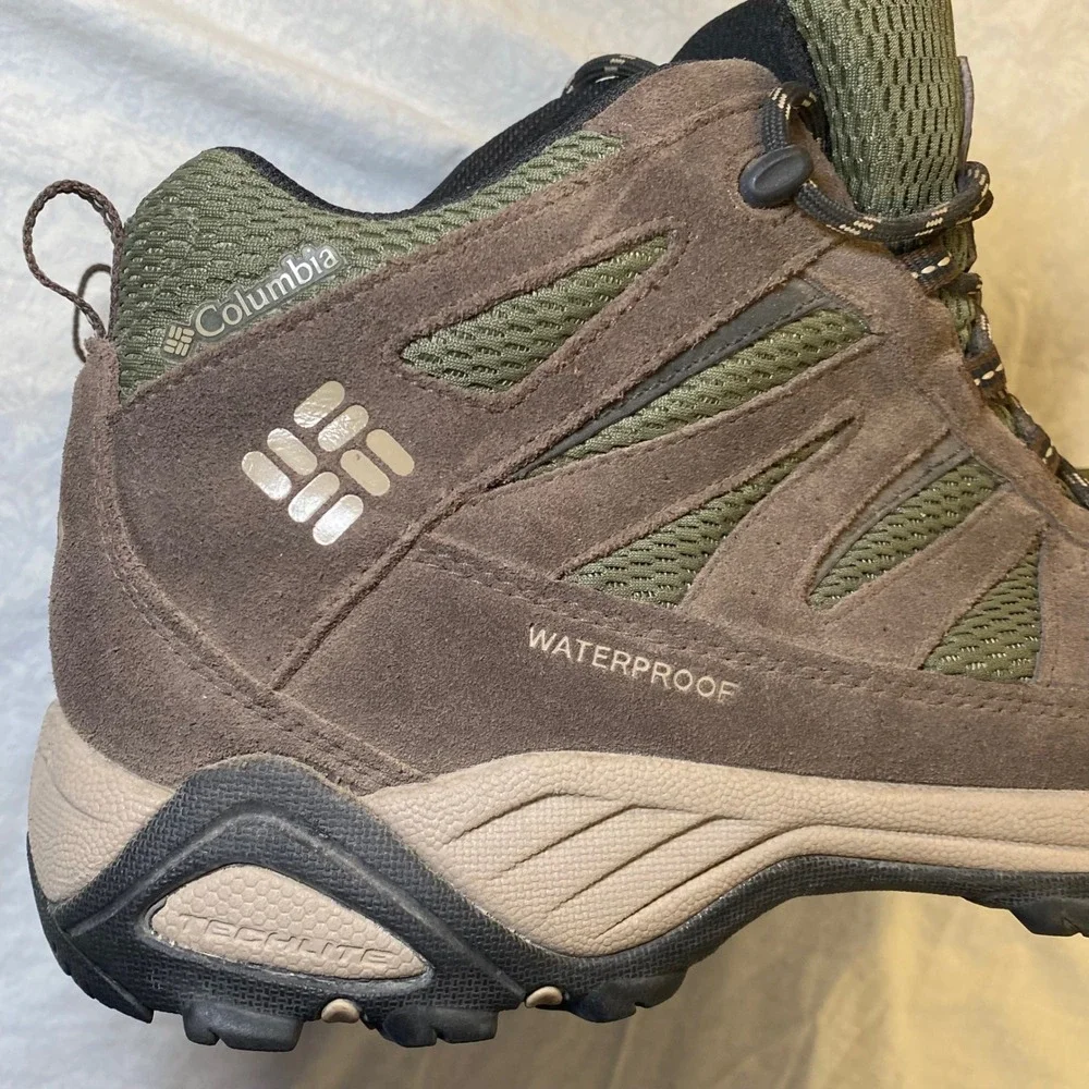 Columbia Charter Oak Mid Waterproof Hiking Boots Mens 14 Brown YM1016-384‎